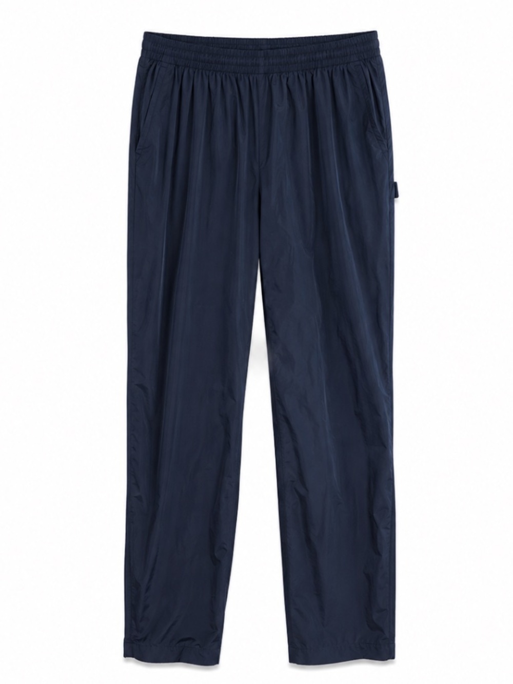 Vintage Asics Navy Gore-Tex Track Pants with Zip Ankles – Size Large Fair